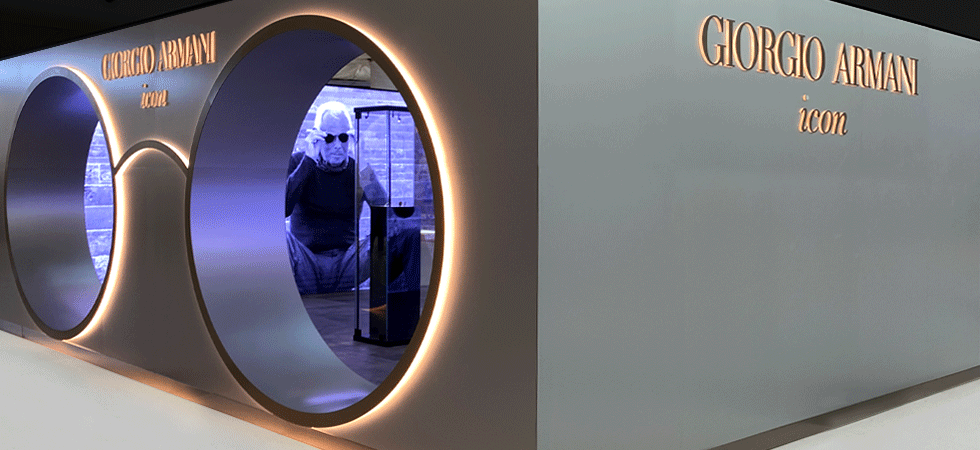 Giorgio Armani Pop Up Icon